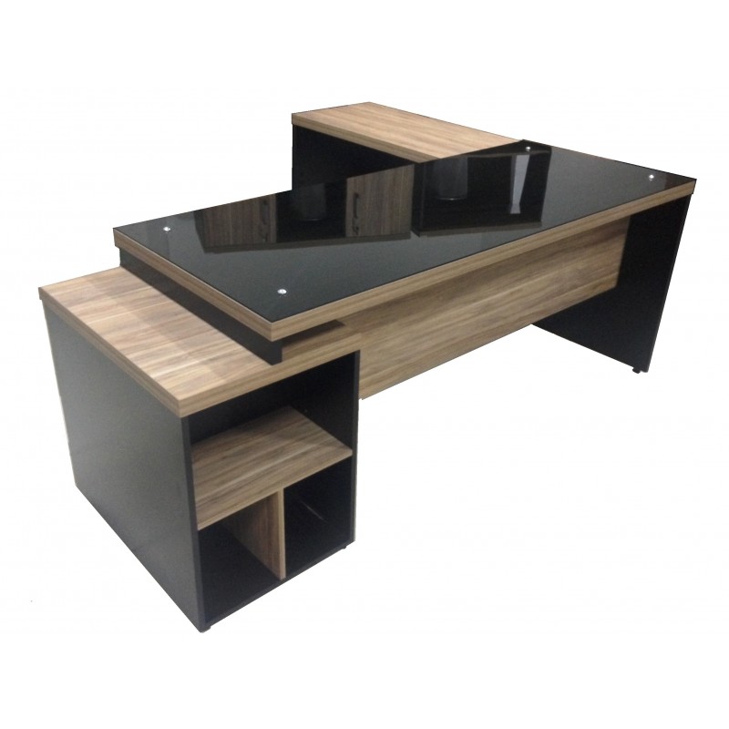 Mesa Diretor Dinâmica Start Gebb 4 Gavetas com Extensão Tampo 40mm 